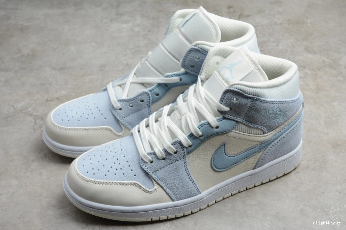 Air 1 Mid Jordan Mixed DA4666-100 Blue Textures 0929